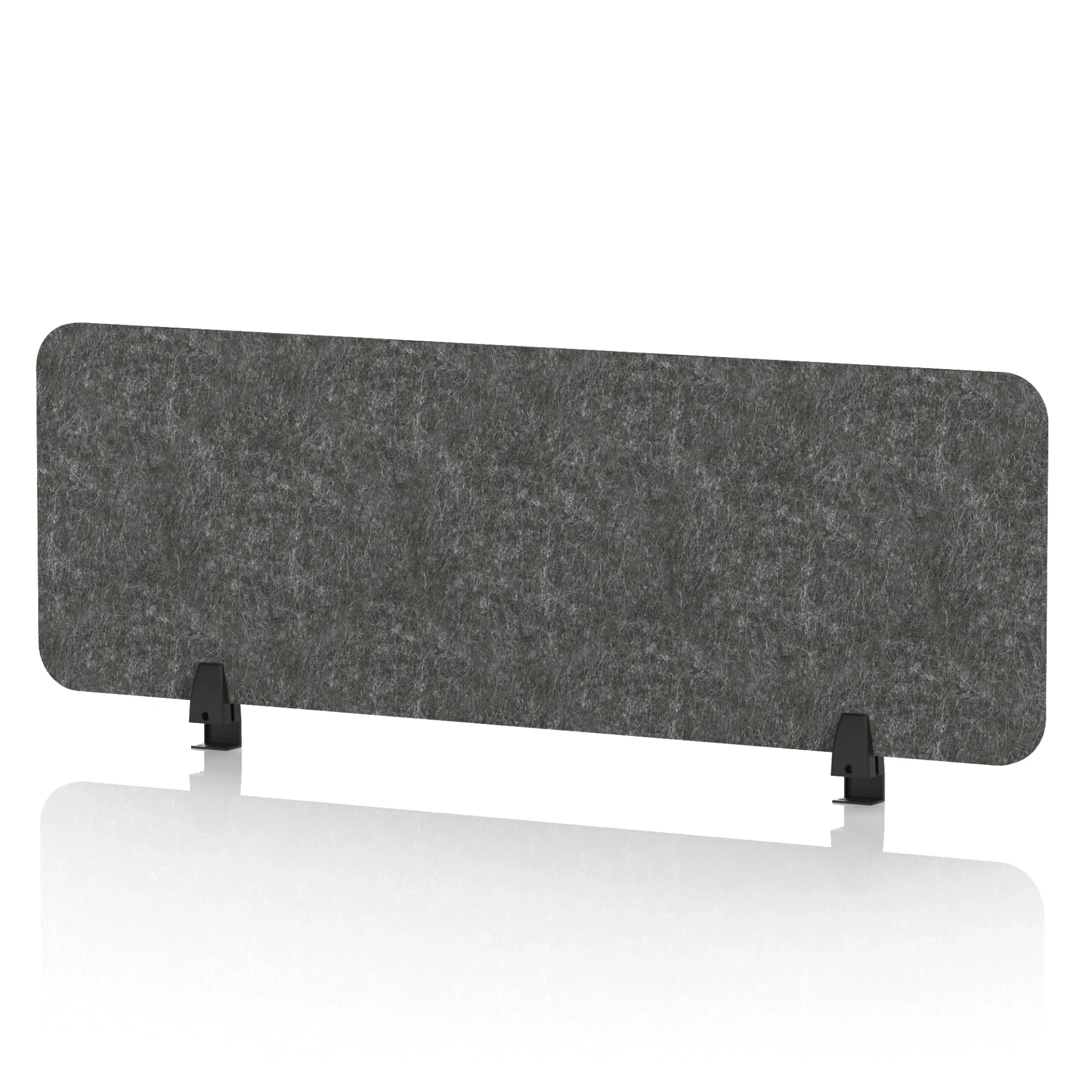 Sch! Rectangular Acoustic Desk Screen in Recycled PET Felt