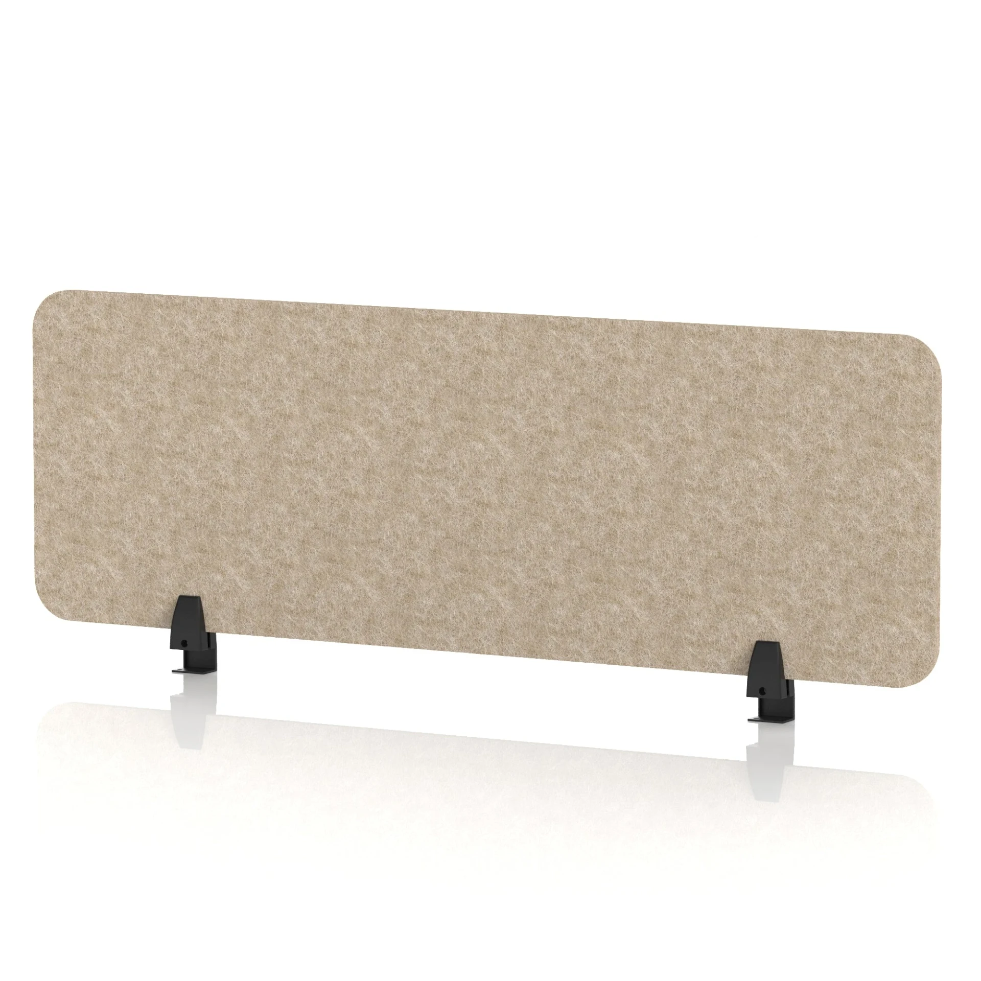 Sch! Rectangular Acoustic Desk Screen in Recycled PET Felt