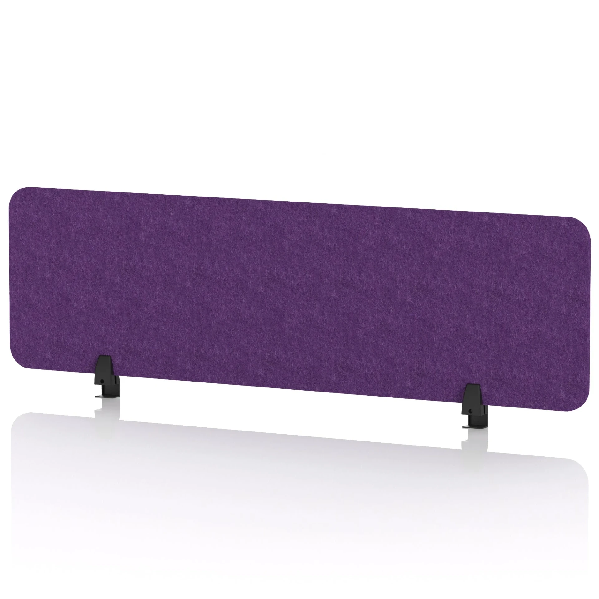 Sch! Rectangular Acoustic Desk Screen in Recycled PET Felt