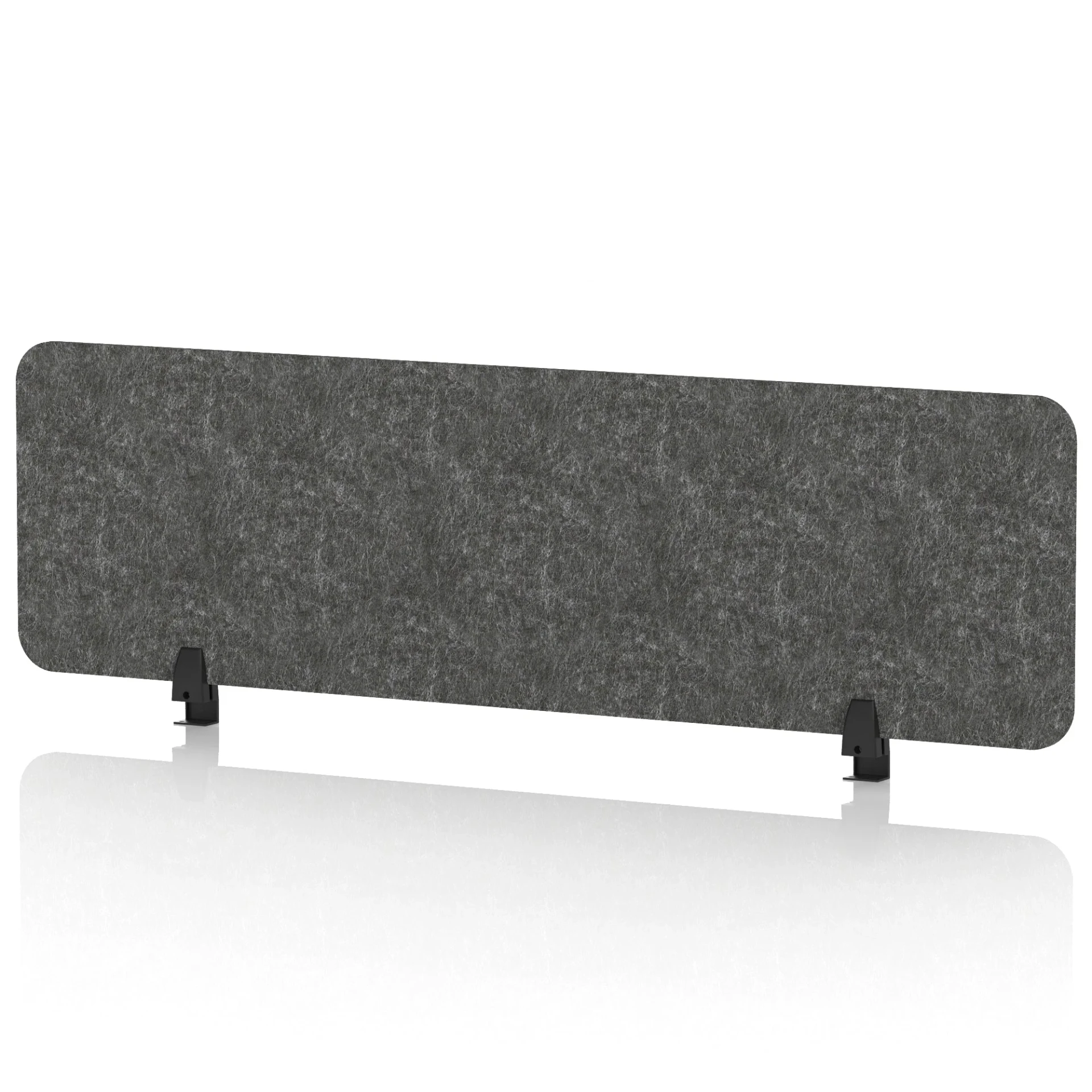 Sch! Rectangular Acoustic Desk Screen in Recycled PET Felt