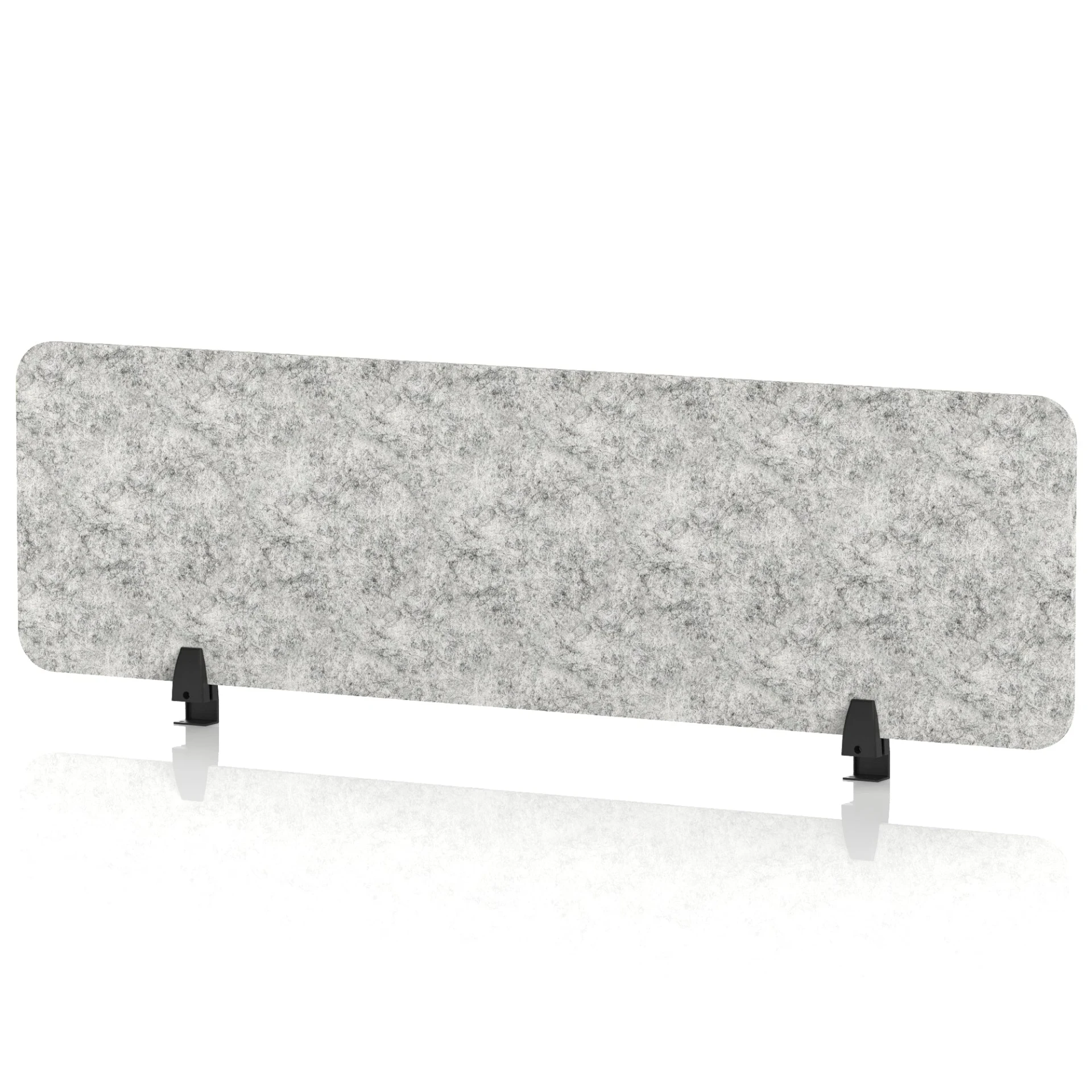 Sch! Rectangular Acoustic Desk Screen in Recycled PET Felt