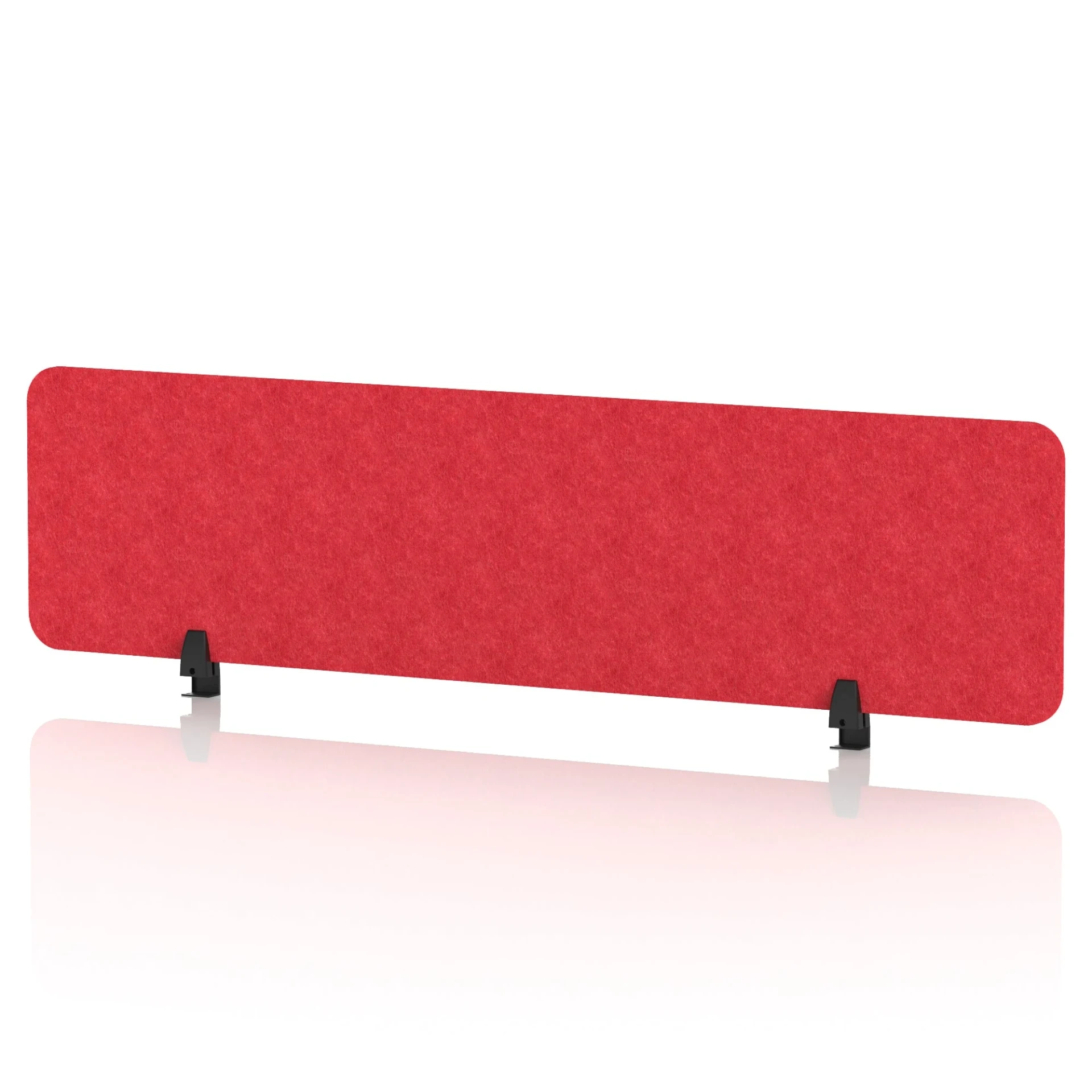 Sch! Rectangular Acoustic Desk Screen in Recycled PET Felt