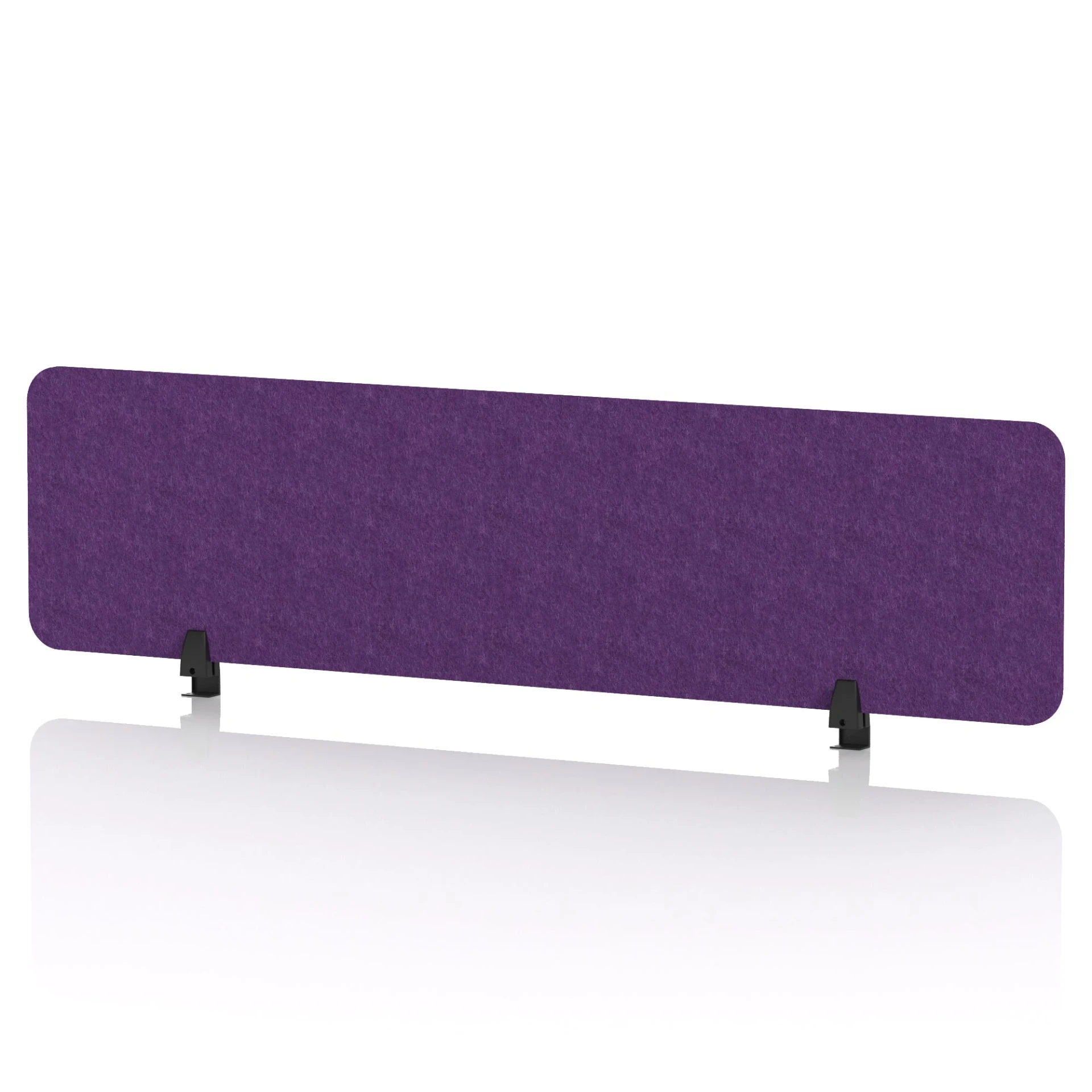 Sch! Rectangular Acoustic Desk Screen in Recycled PET Felt