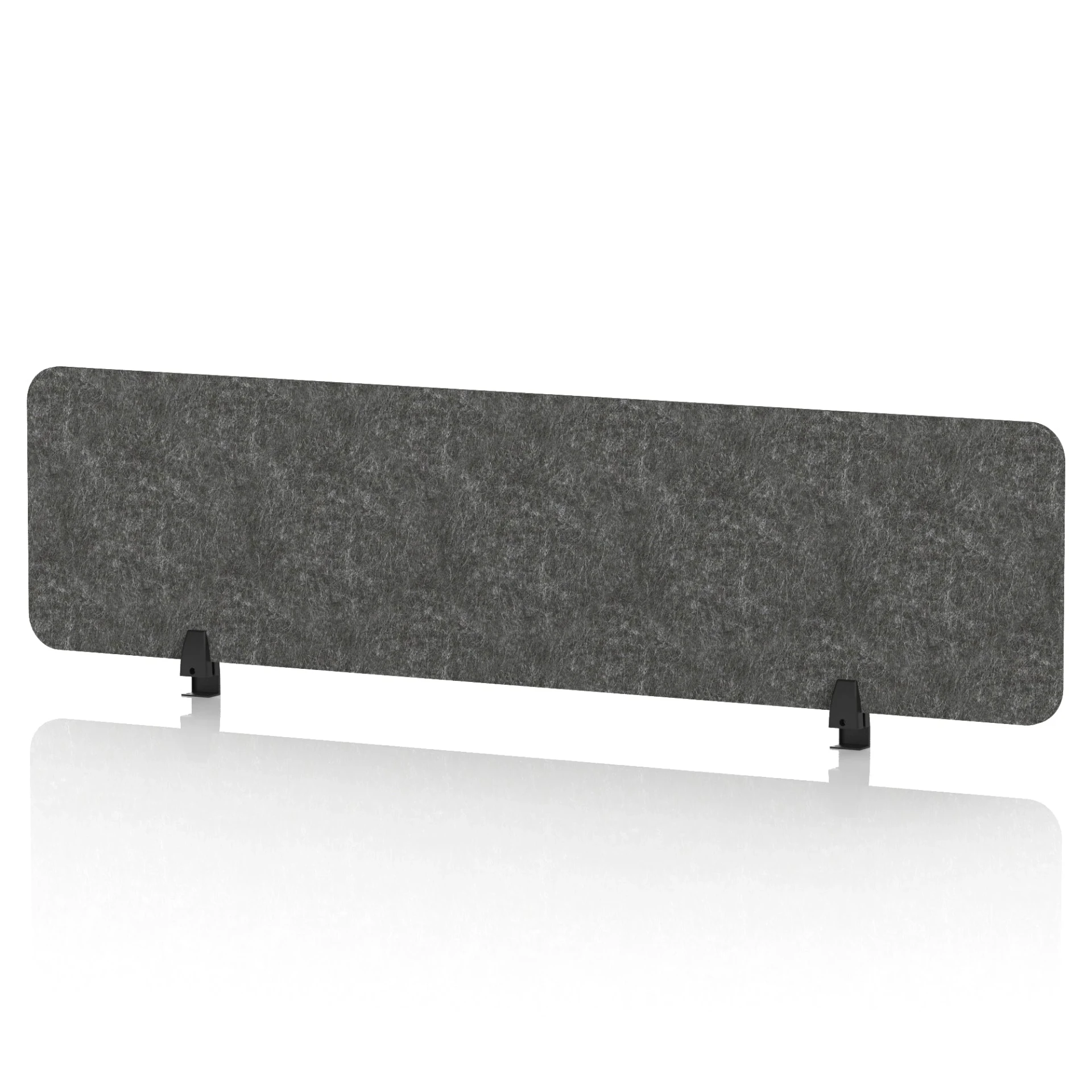 Sch! Rectangular Acoustic Desk Screen in Recycled PET Felt