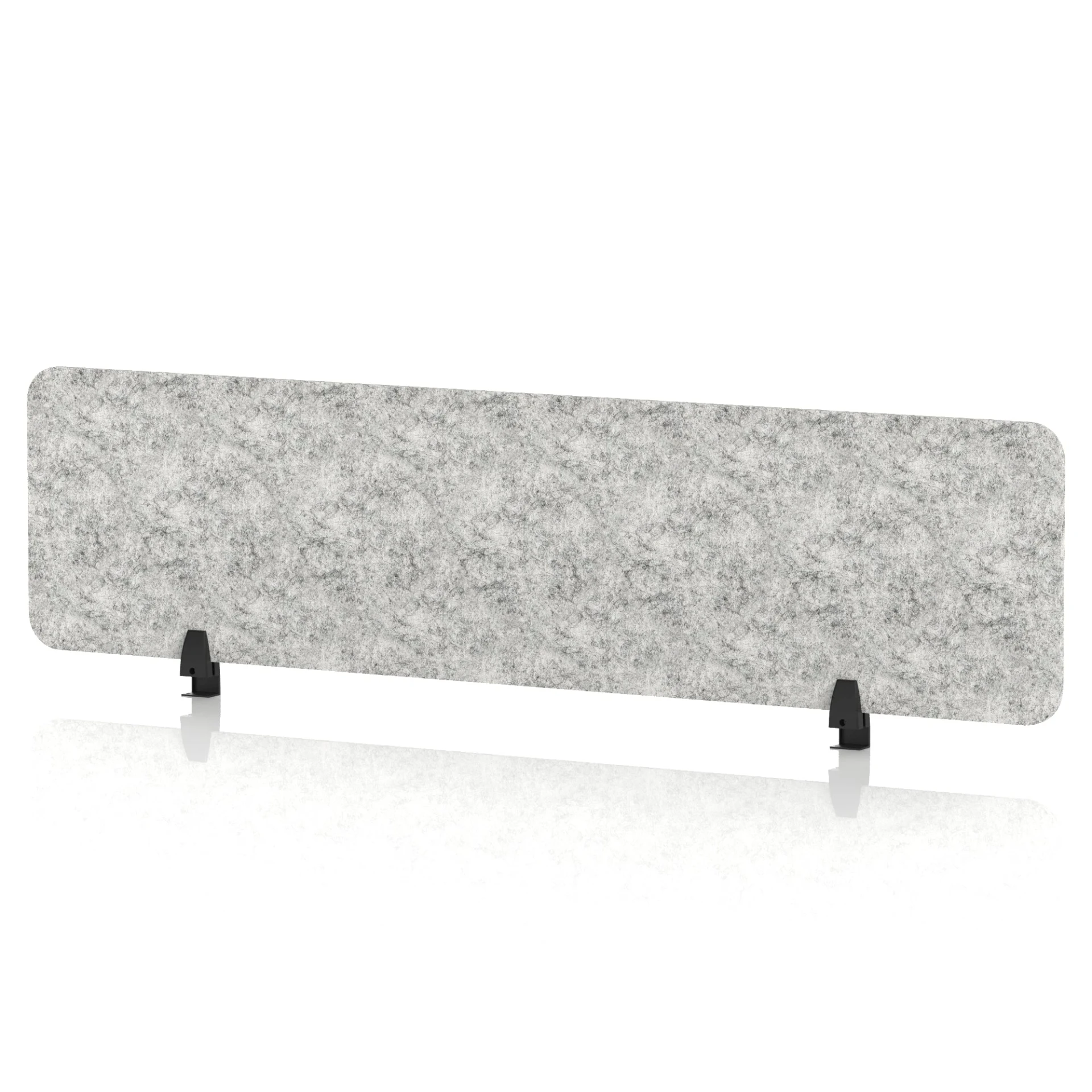 Sch! Rectangular Acoustic Desk Screen in Recycled PET Felt