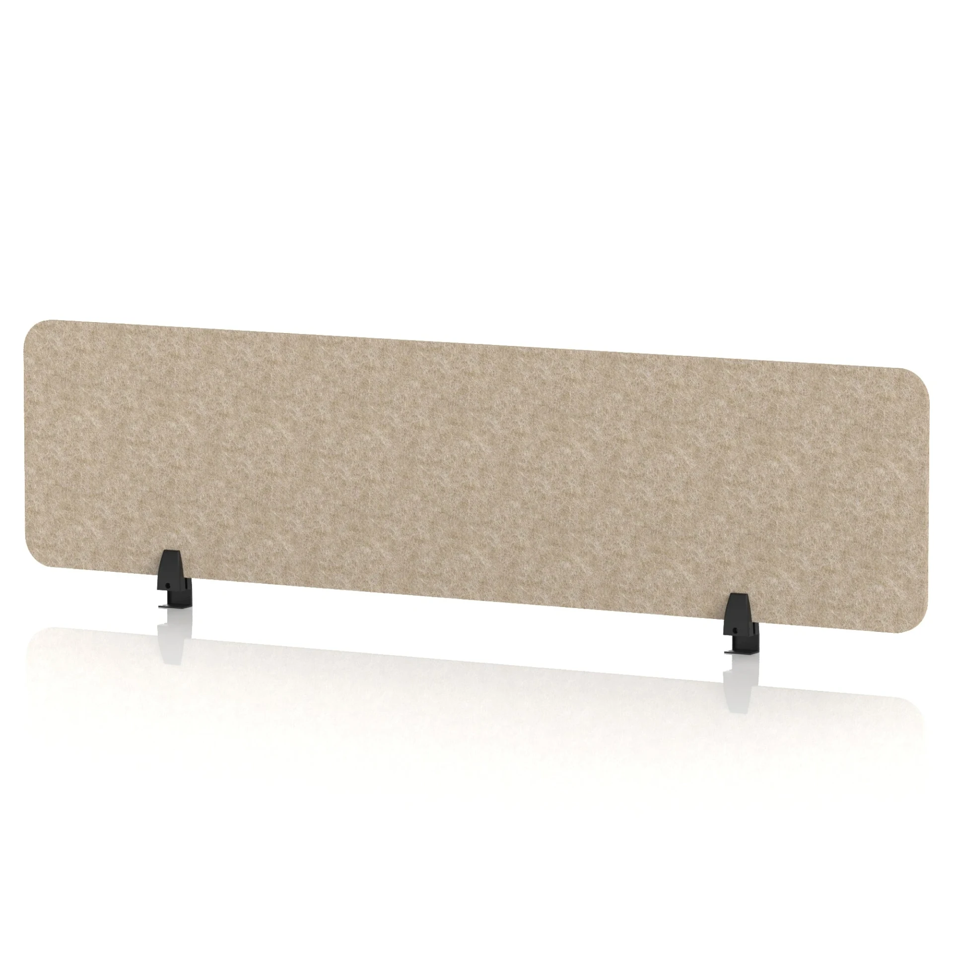 Sch! Rectangular Acoustic Desk Screen in Recycled PET Felt