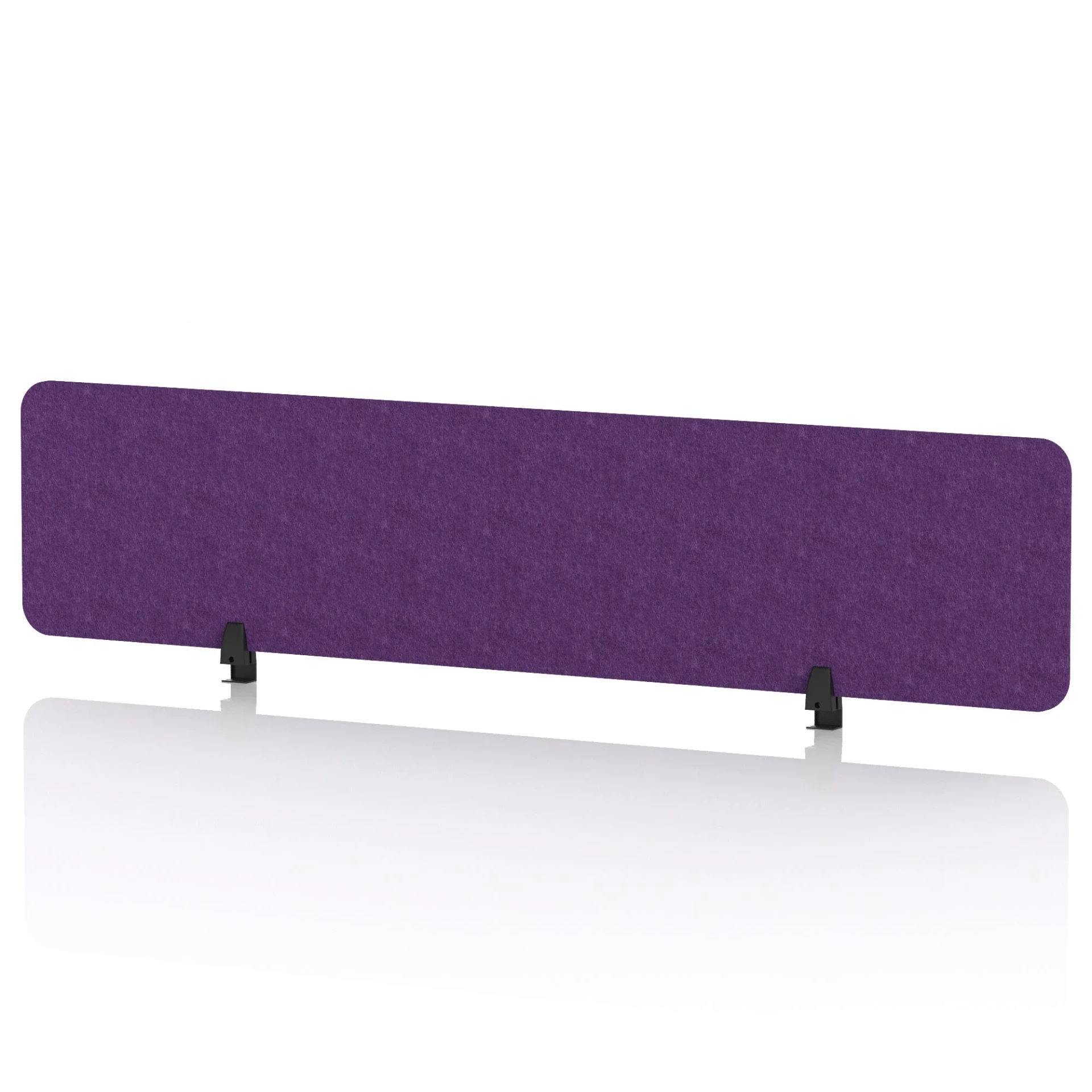 Sch! Rectangular Acoustic Desk Screen in Recycled PET Felt