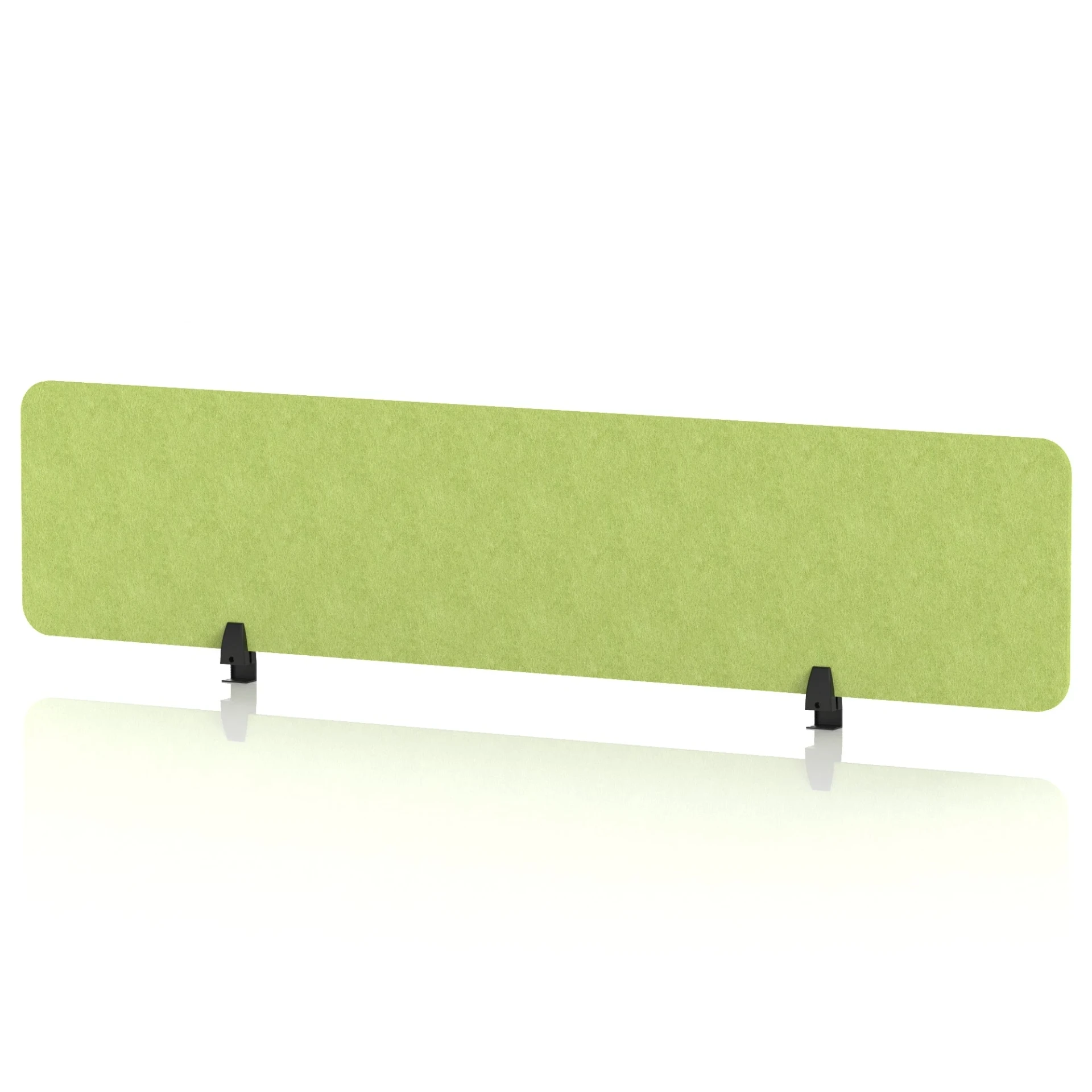 Sch! Rectangular Acoustic Desk Screen in Recycled PET Felt