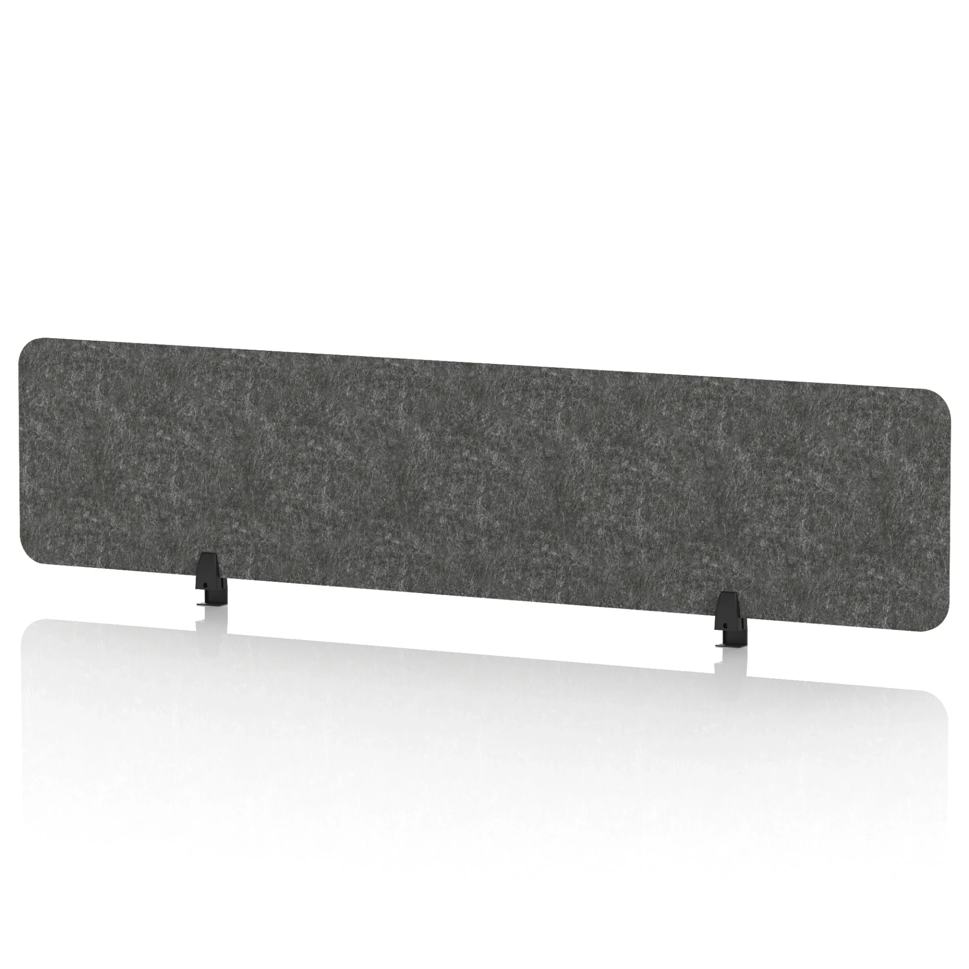 Sch! Rectangular Acoustic Desk Screen in Recycled PET Felt
