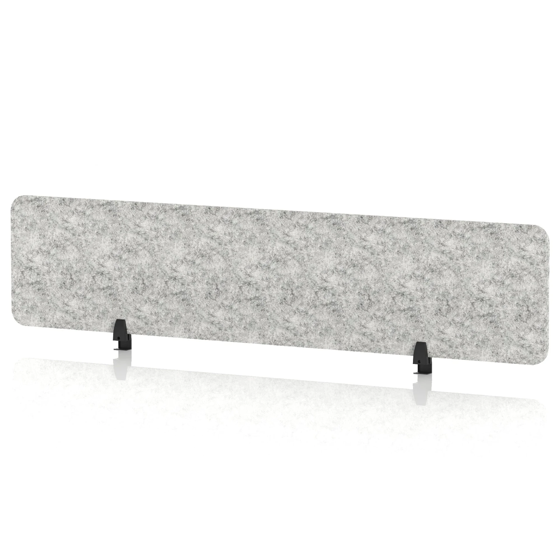 Sch! Rectangular Acoustic Desk Screen in Recycled PET Felt