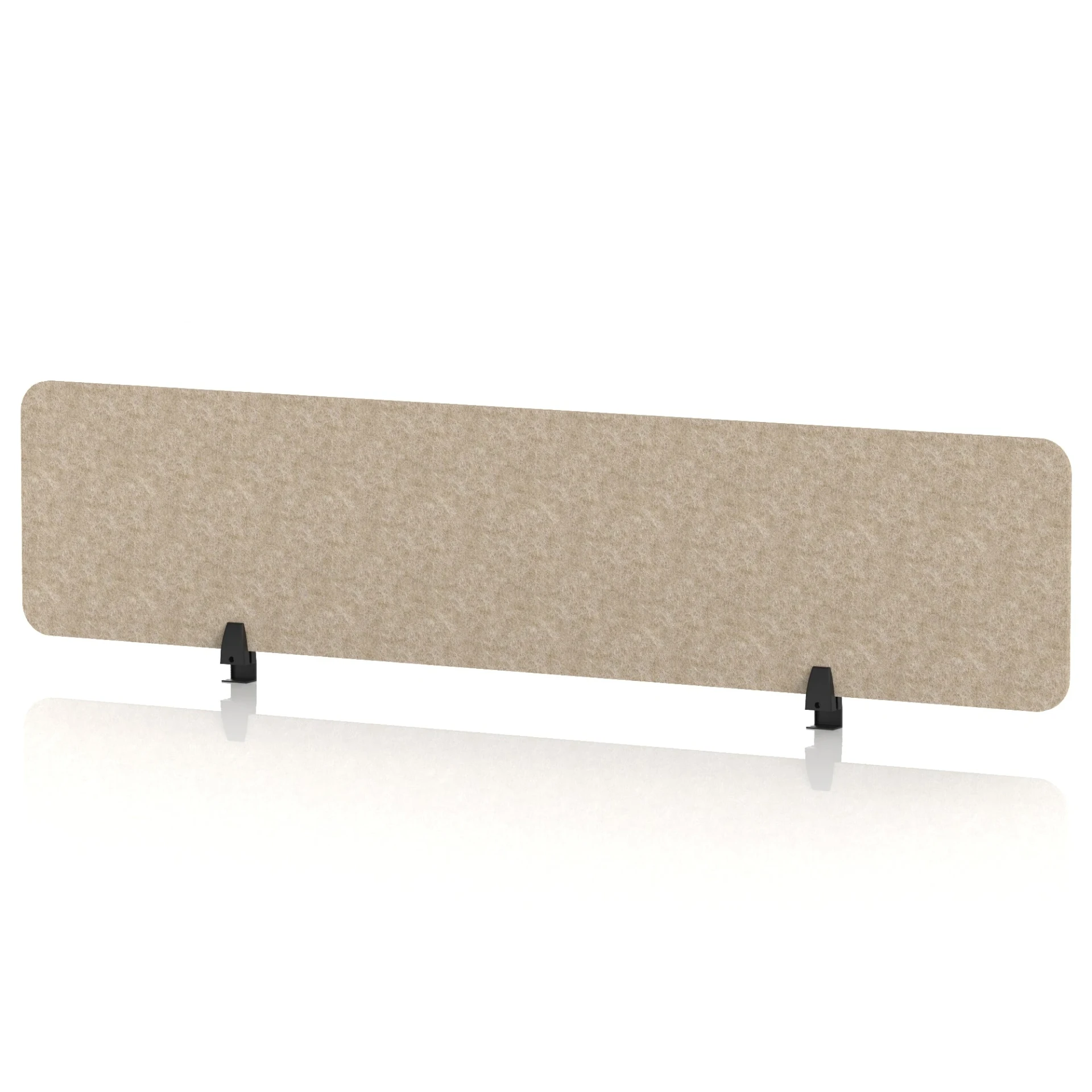 Sch! Rectangular Acoustic Desk Screen in Recycled PET Felt