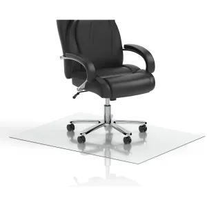 Dynamic Clear Office Chair Mat for Carpet and Hard Floors