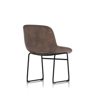 Stowe PU Leather Sled Frame Bistro Stool Chair