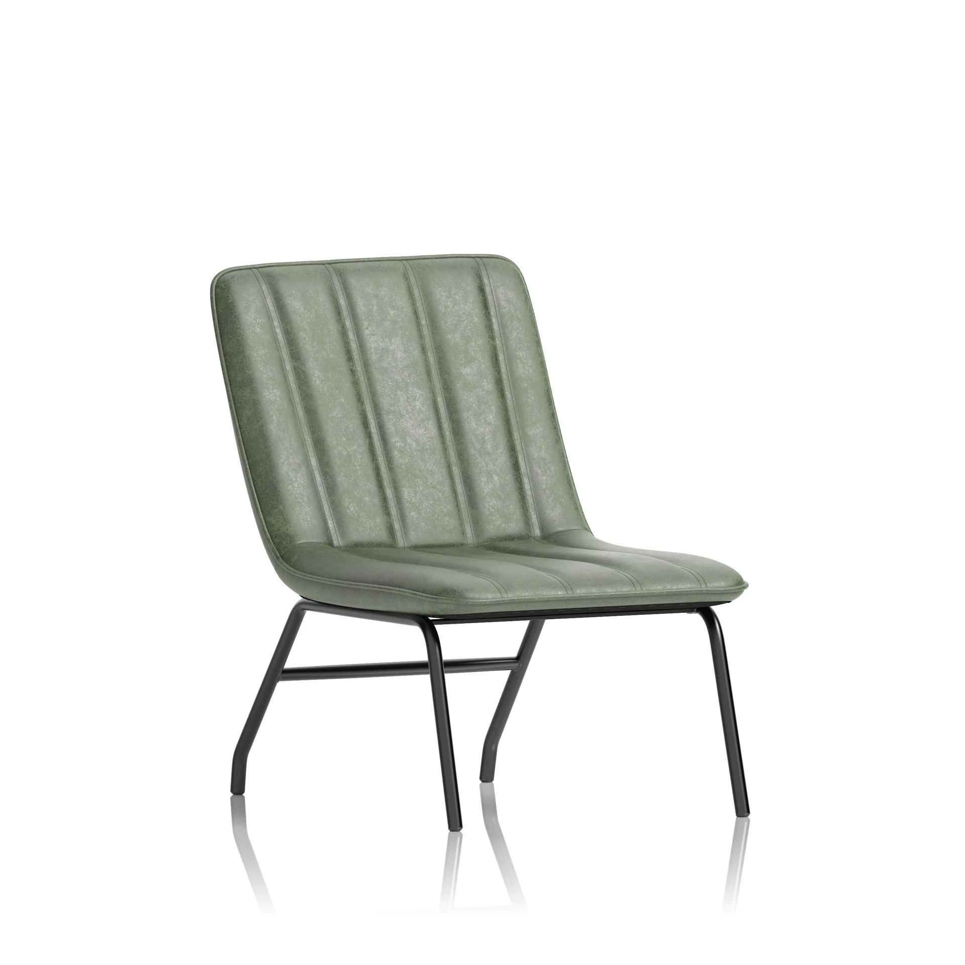 Marlow Deep Seat PU Leather Bistro Canteen and Dining Chair