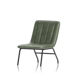 Marlow Deep Seat PU Leather Bistro Canteen and Dining Chair