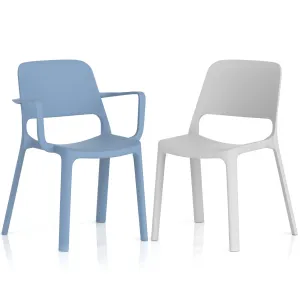 Nest Loop Stacking Cafe Bistro Canteen and Dining Chair