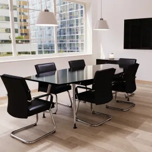 Astro Visitor Cantilever Leg Mesh Chair
