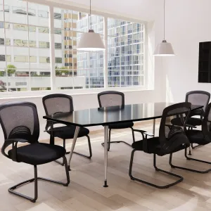 Astro Visitor Cantilever Leg Mesh Chair