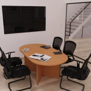 Astro Visitor Cantilever Leg Mesh Chair
