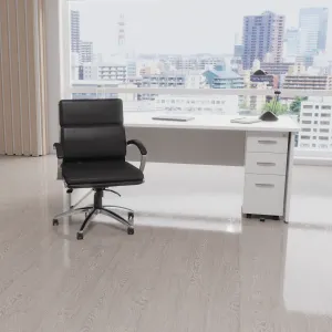 Classic Medium Back Cantilever Visitor Chair with Arms