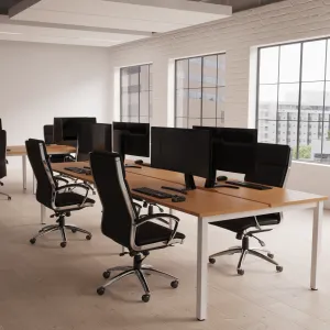 Classic Medium Back Cantilever Visitor Chair with Arms