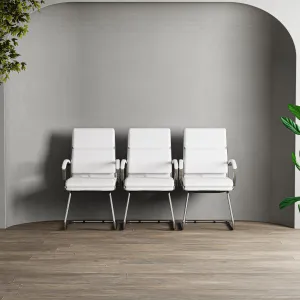 Classic Medium Back Cantilever Visitor Chair with Arms