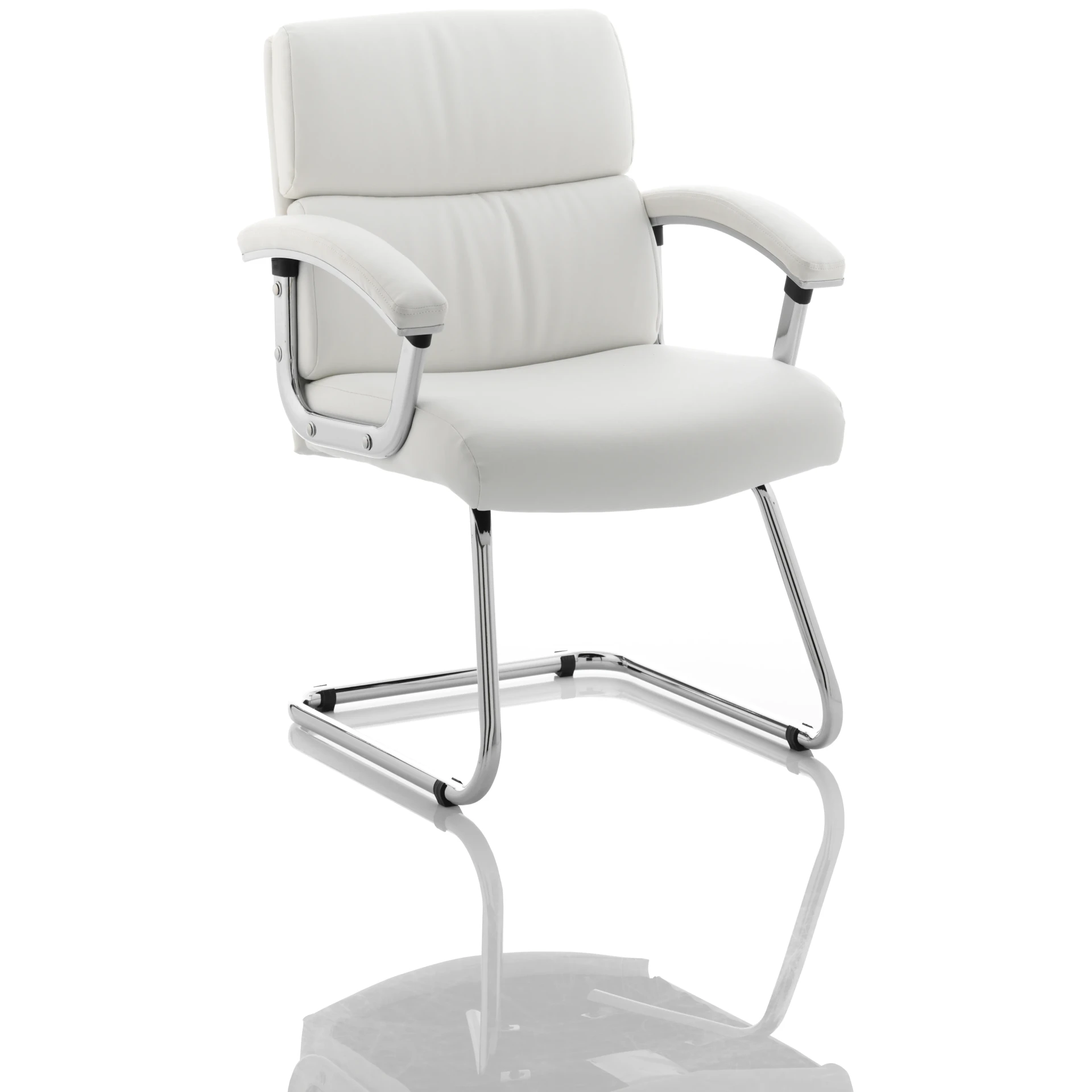 Desire Medium Back Bonded Leather Cantilever Visitor Chair