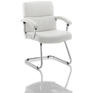 Desire Medium Back Bonded Leather Cantilever Visitor Chair