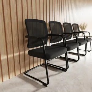 Flint Mesh Back Cantilever Chair