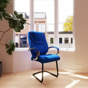 Galloway High Back Cantilever Visitor Chair with Arms