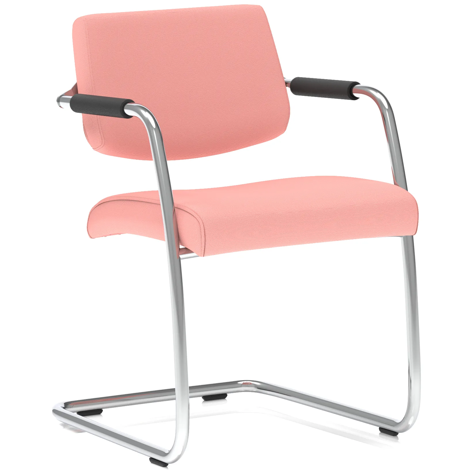 Havanna Medium Back Padded Cantilever Visitor Chair with Arms
