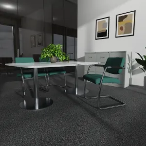 Havanna Medium Back Cantilever Visitor Chair with Arms