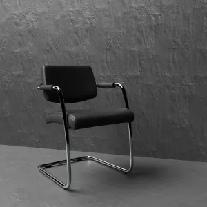 Havanna Medium Back Cantilever Visitor Chair with Arms