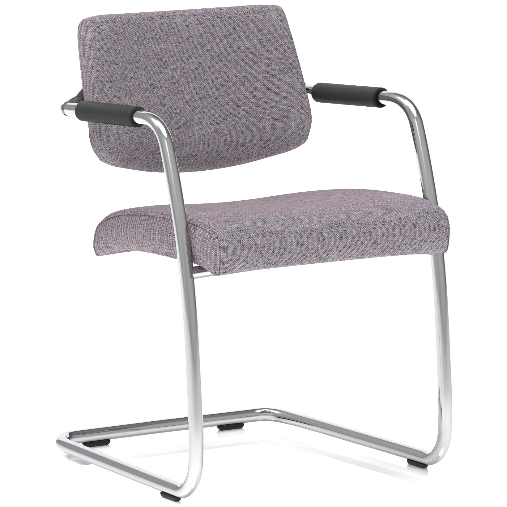 Havanna Medium Back Padded Cantilever Visitor Chair with Arms