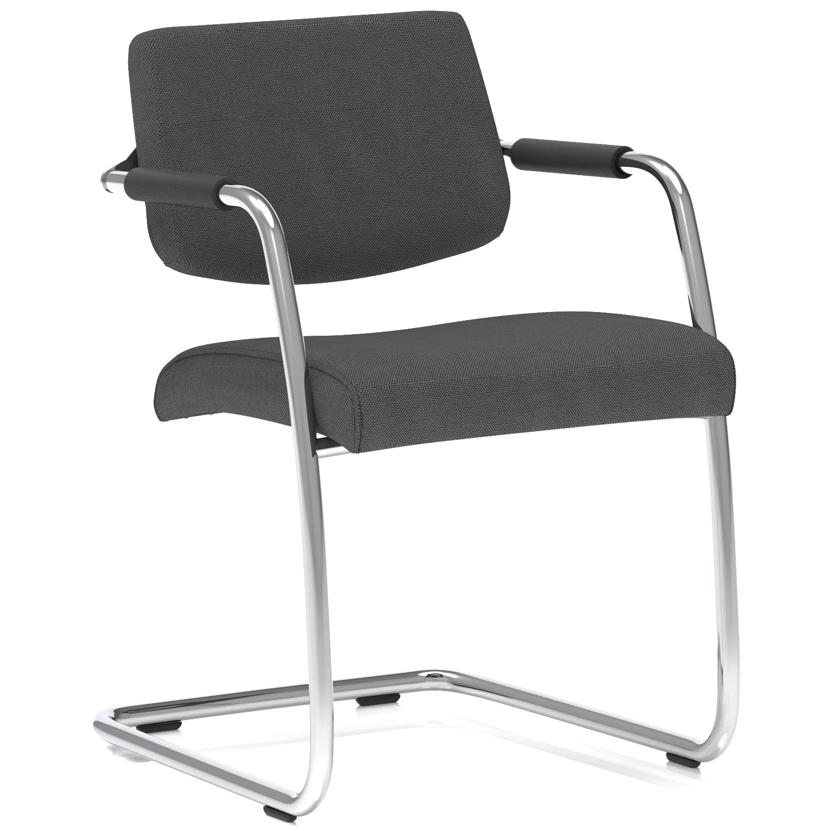 Havanna Medium Back Padded Cantilever Visitor Chair with Arms