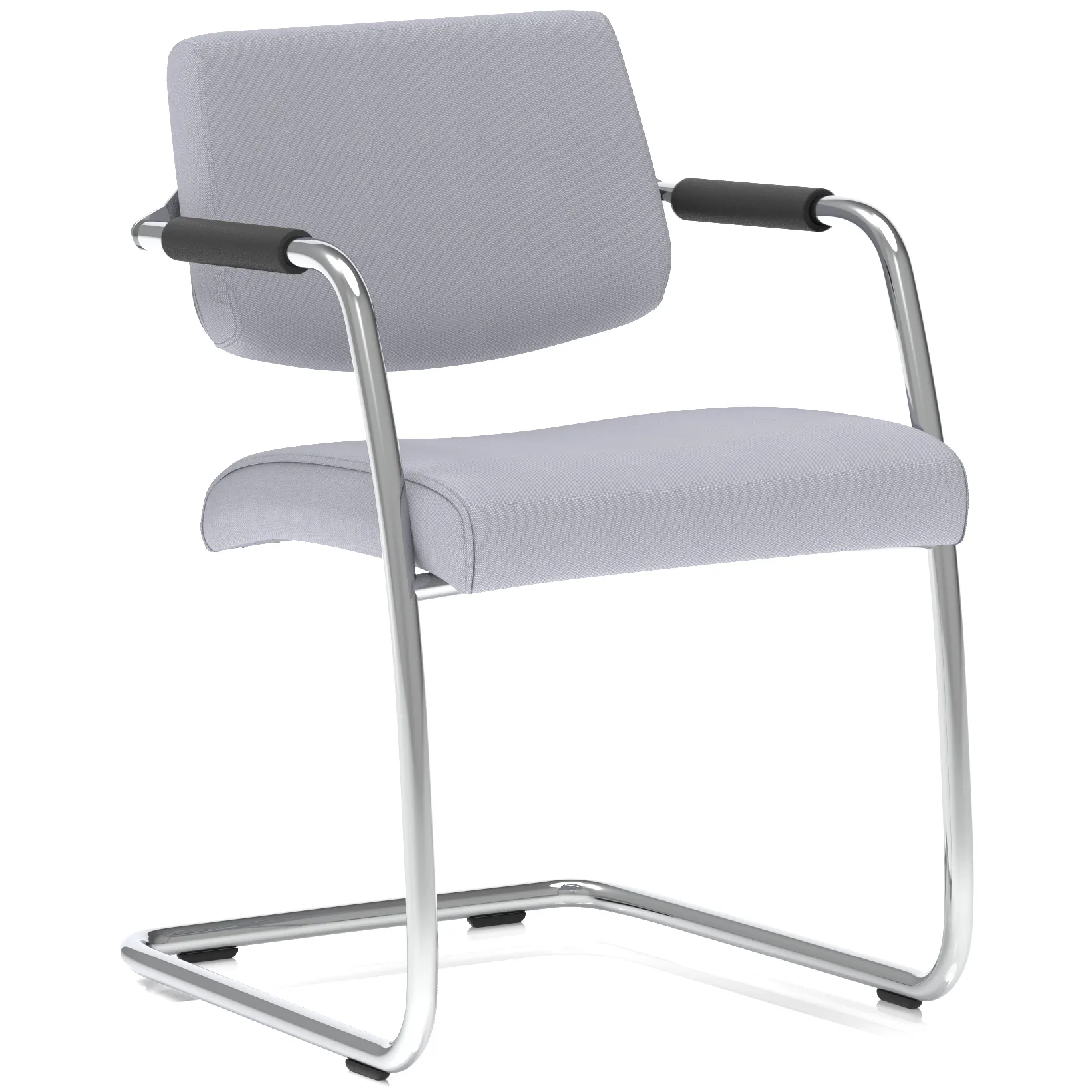 Havanna Medium Back Padded Cantilever Visitor Chair with Arms