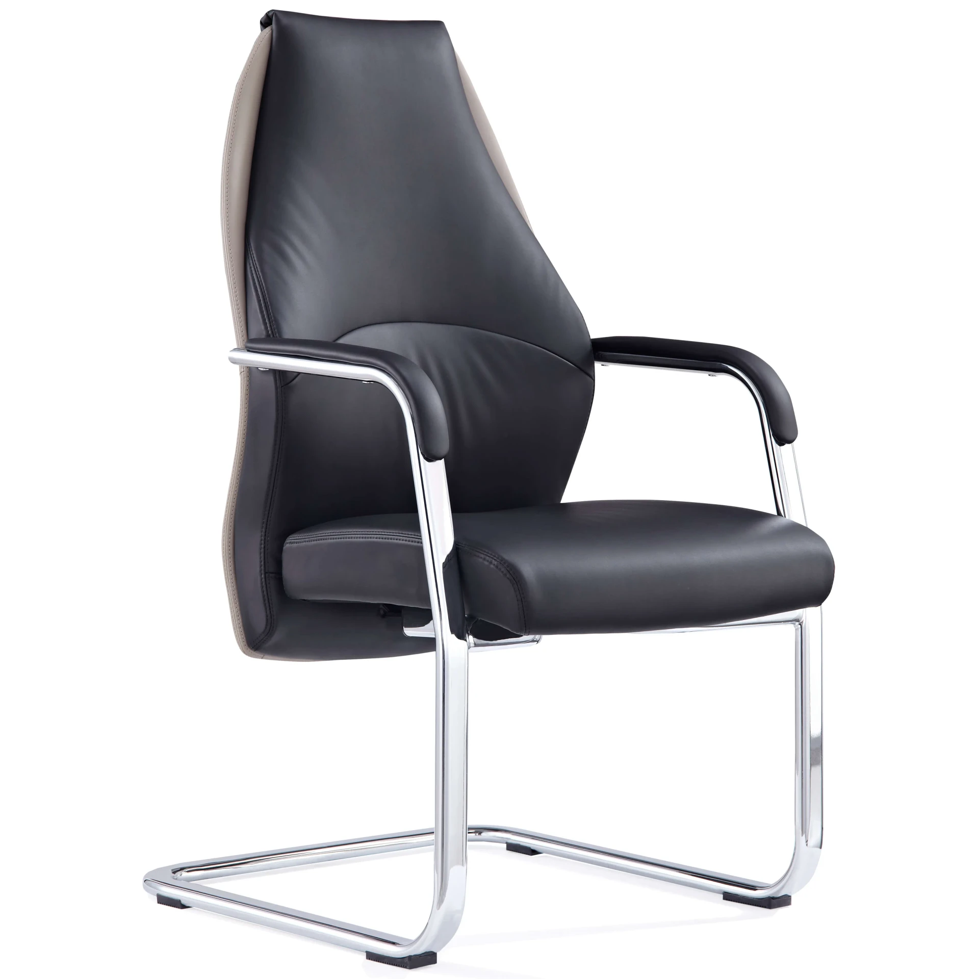 Mien High Back Leather Executive Cantilever Visitor Chair