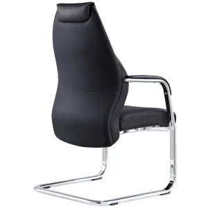 Mien High Back Leather Executive Cantilever Visitor Chair