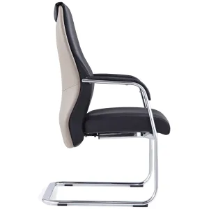 Mien High Back Leather Executive Cantilever Visitor Chair