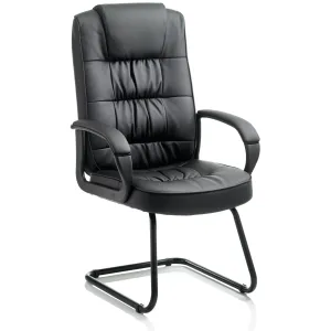 Moore Deluxe High Back Cantilever Visitor Chair with Padded Arms