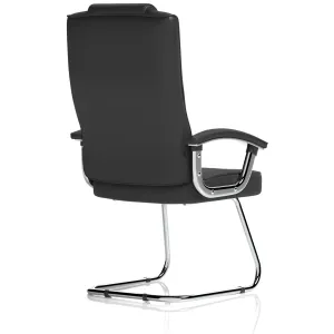 Moore Deluxe High Back Cantilever Visitor Chair with Padded Arms