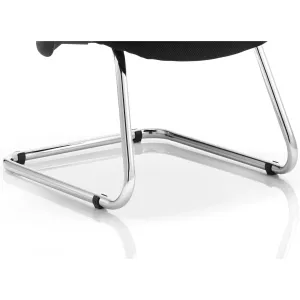 Portland Mesh Back Cantilever Visitor Chair with Optional Arms