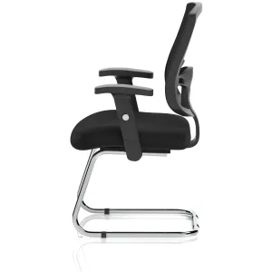 Portland Mesh Back Cantilever Visitor Chair with Optional Arms