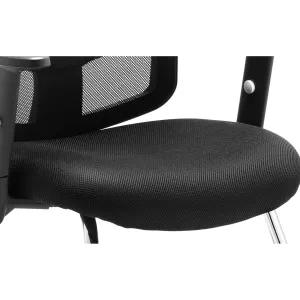 Portland Mesh Back Cantilever Visitor Chair with Optional Arms