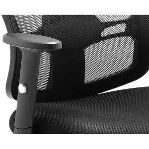 Portland Mesh Back Cantilever Visitor Chair with Optional Arms