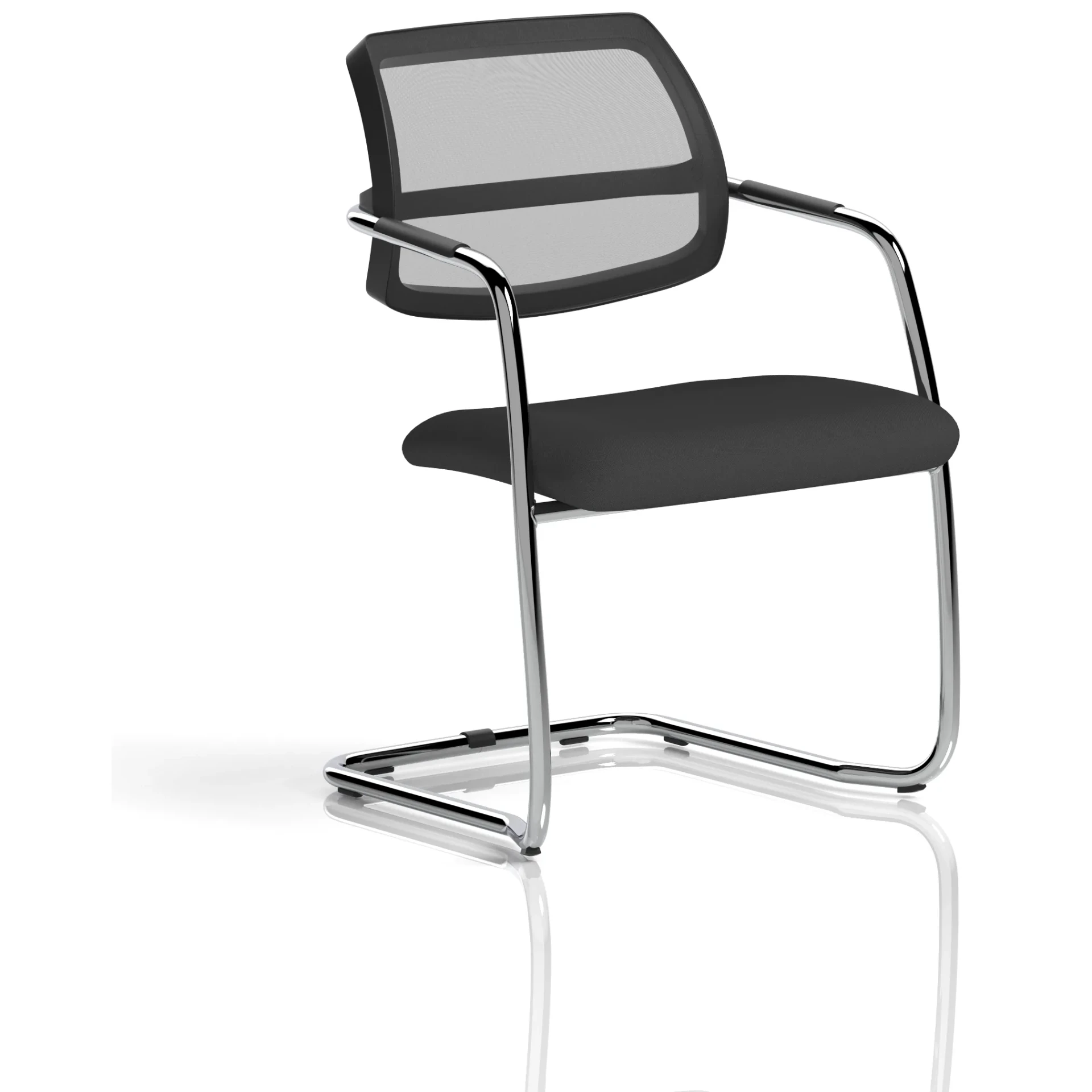 Swift Curved Mesh Back Cantilever Visitor Chair