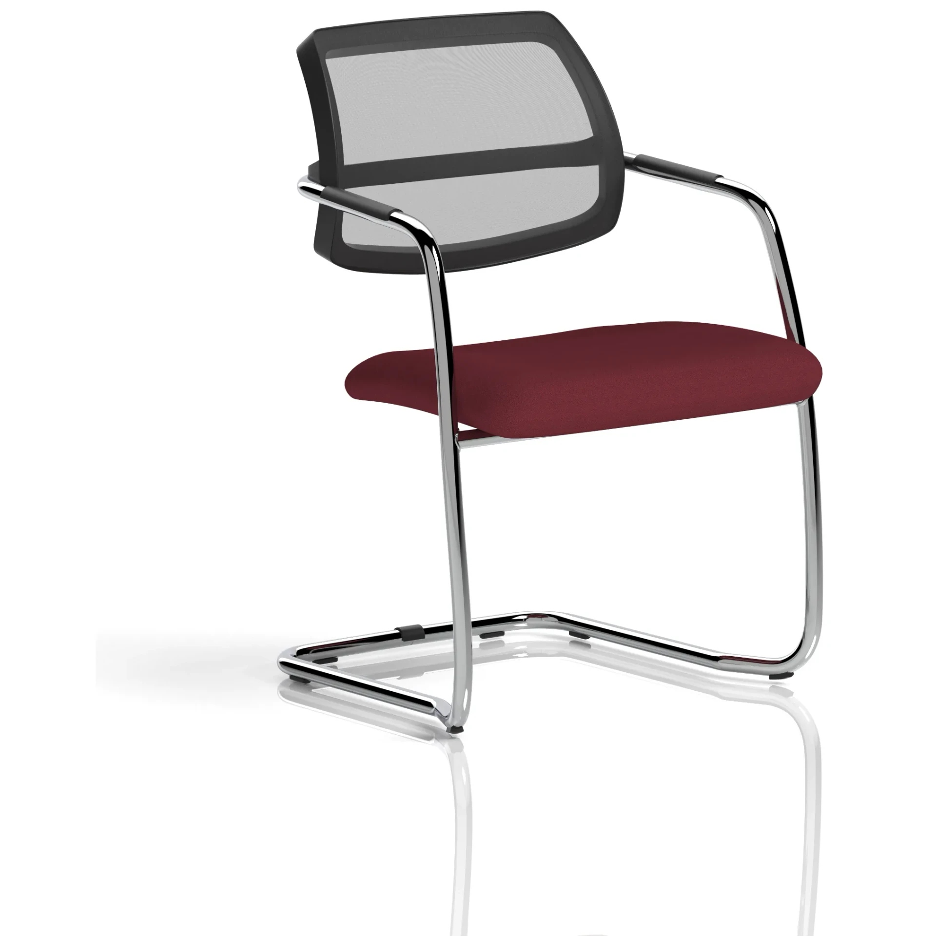 Swift Curved Mesh Back Cantilever Visitor Chair