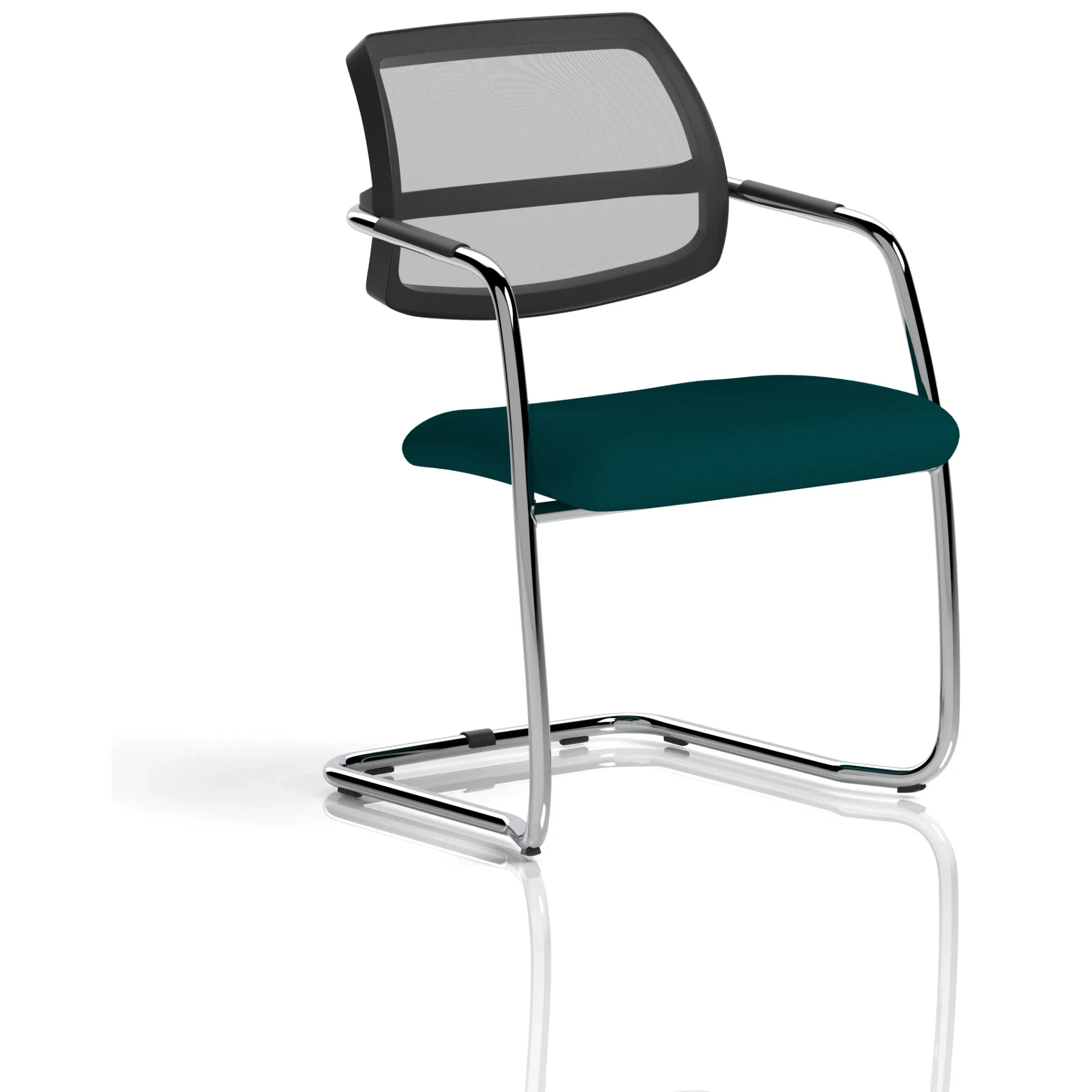 Swift Curved Mesh Back Cantilever Visitor Chair