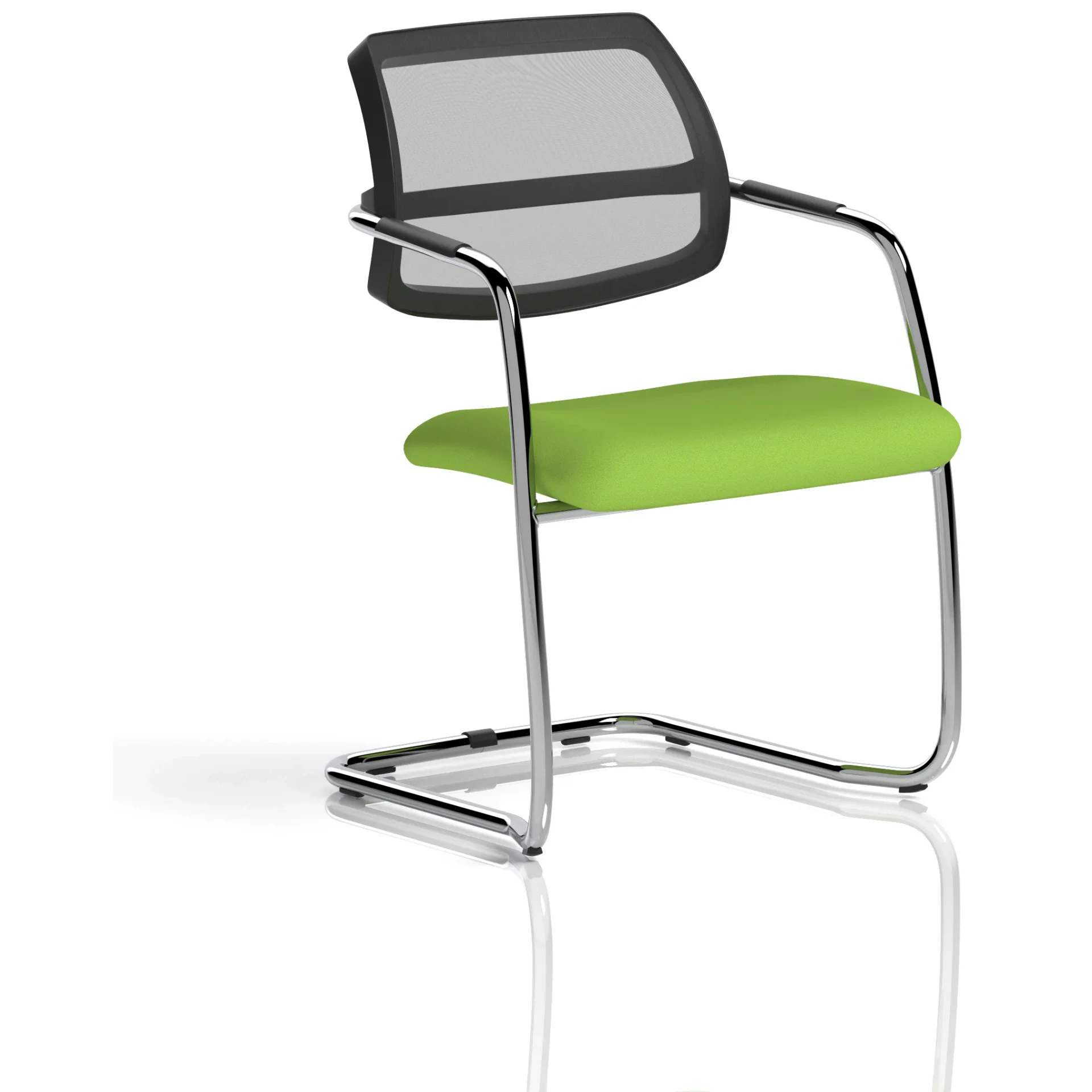 Swift Curved Mesh Back Cantilever Visitor Chair