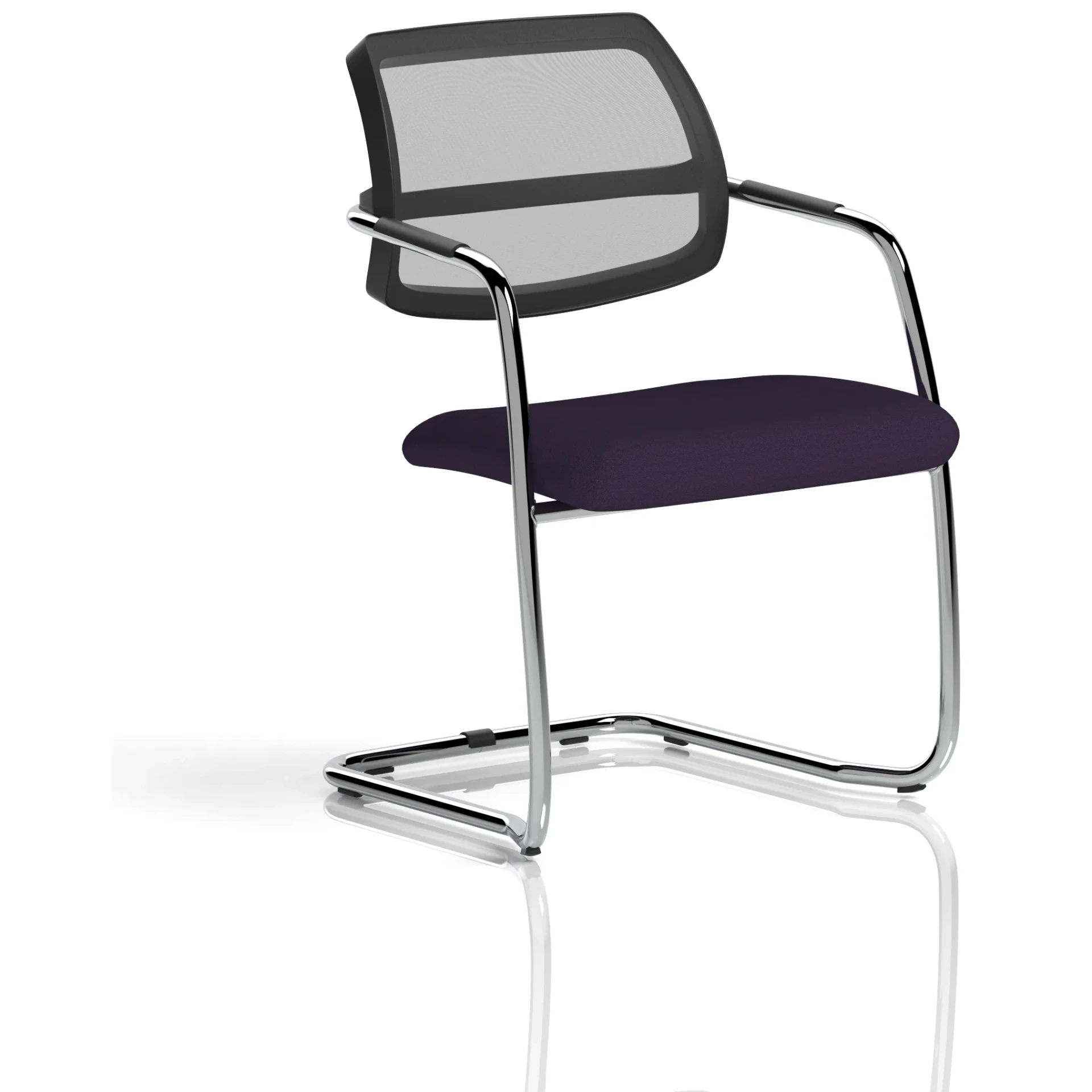 Swift Curved Mesh Back Cantilever Visitor Chair